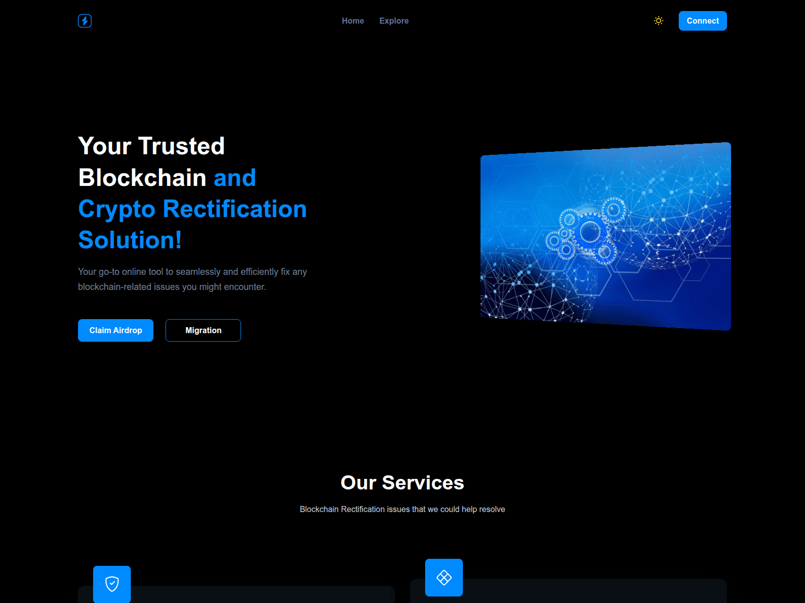 Screenshot of mysol-claim.xyz