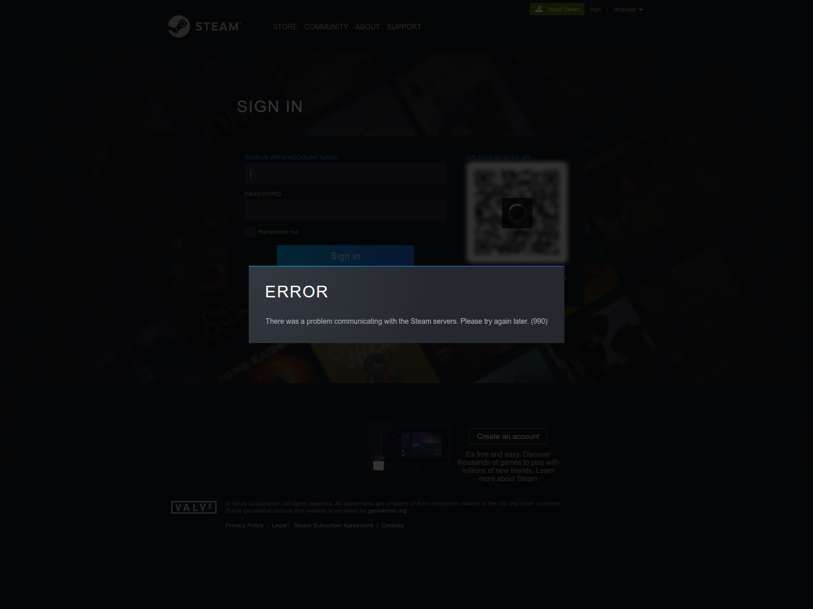Screenshot of login.workshopvotesreview.com