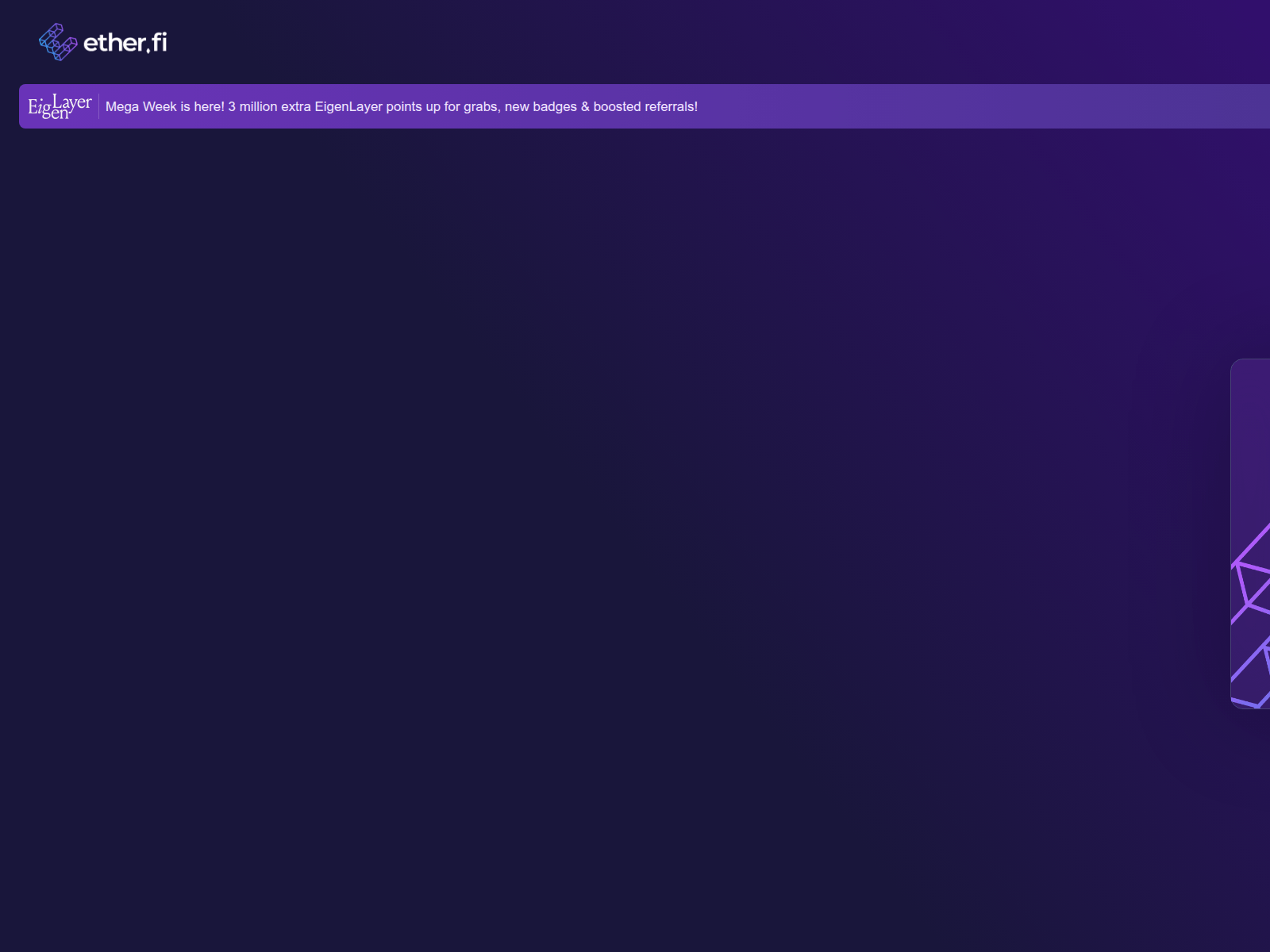 Screenshot of staking-ether-fi.com