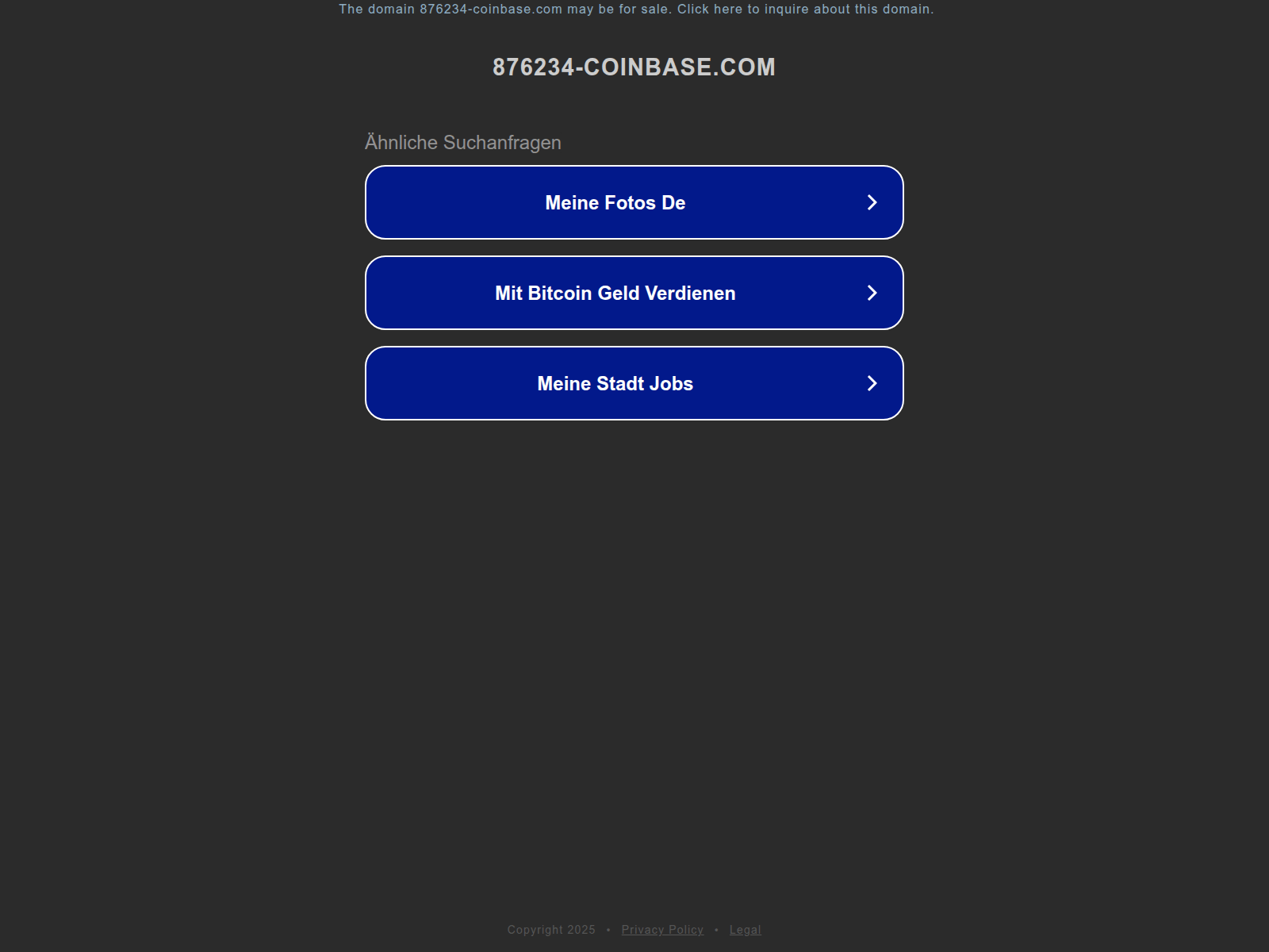 Screenshot of ww25.876234-coinbase.com