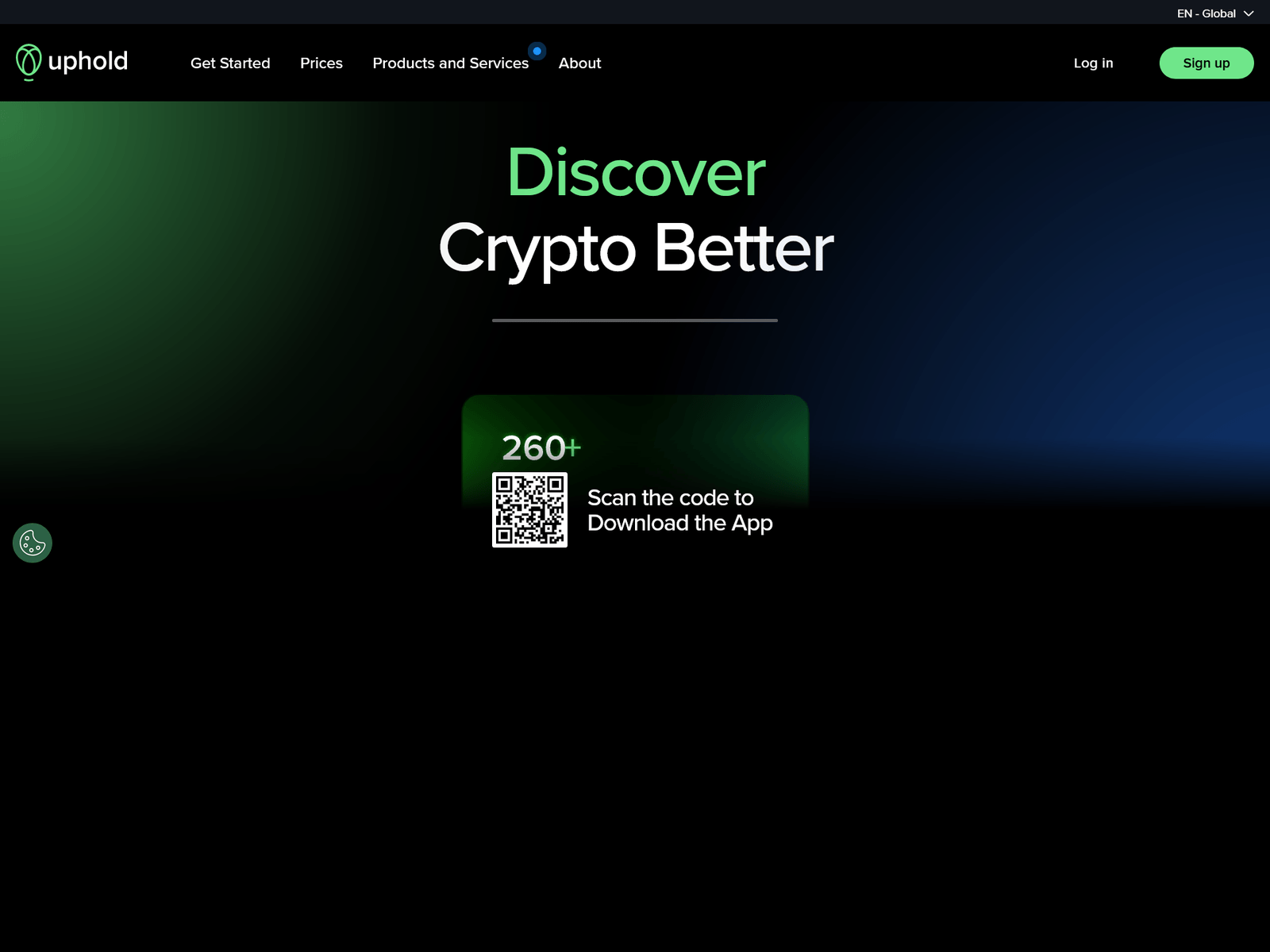 Screenshot of uphold-apps.webflow.io