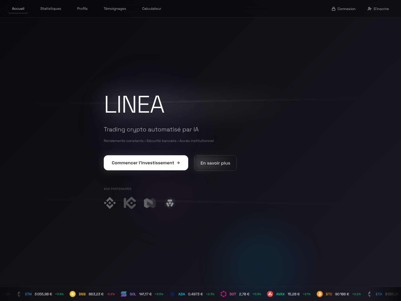 Screenshot of lineafunding.com