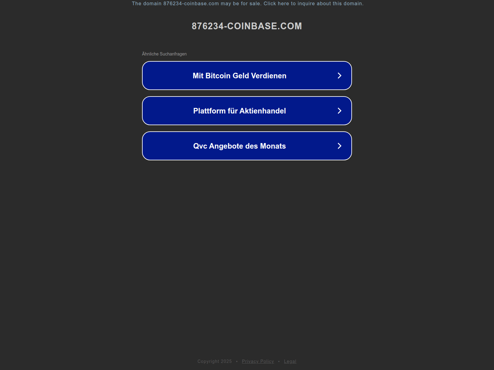 Screenshot of ww25.client.876234-coinbase.com