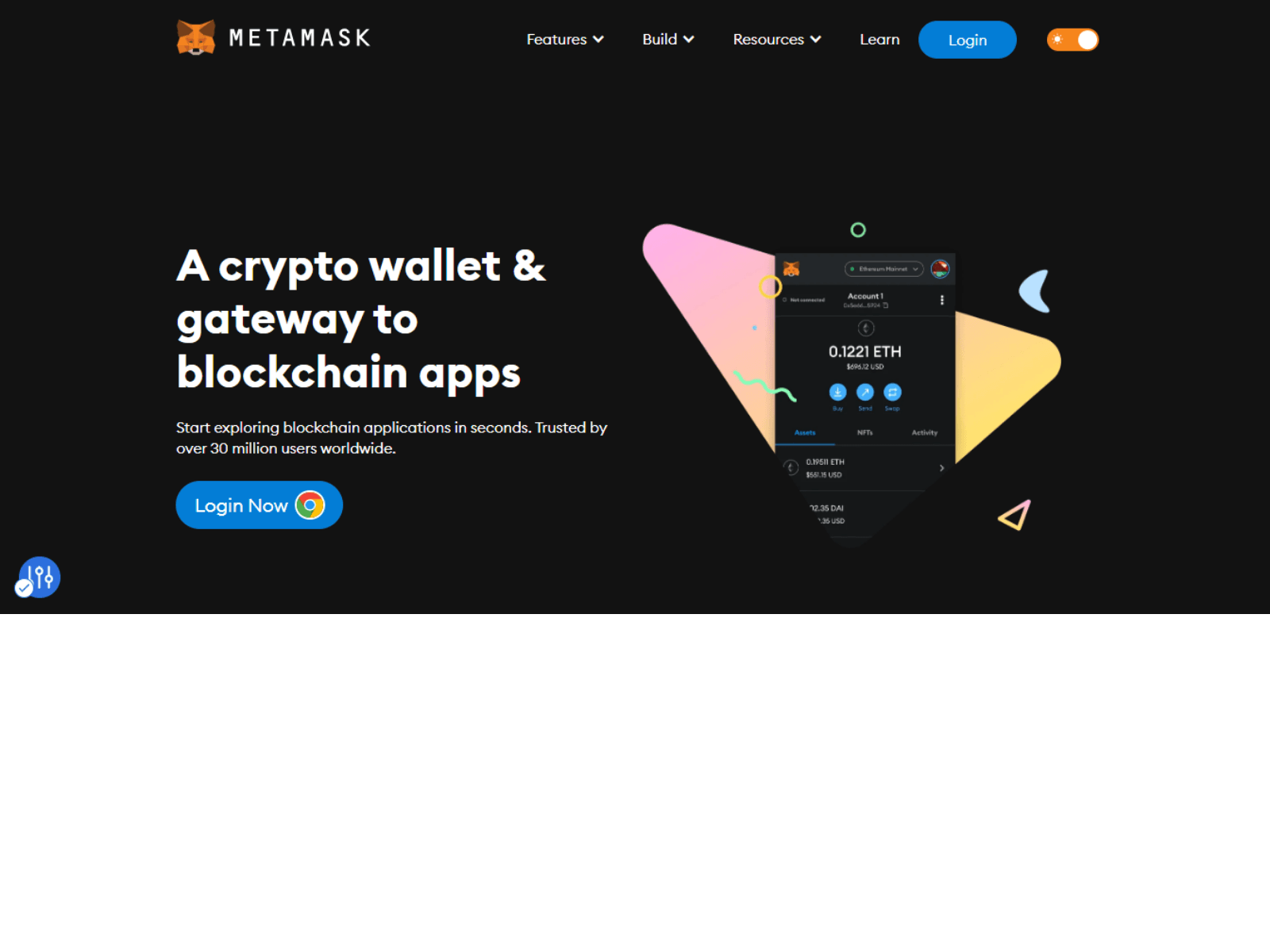 Screenshot of metamasklogess.webflow.io