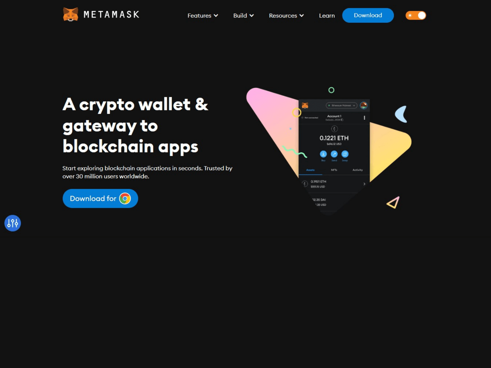 Screenshot of metamaskulougin.webflow.io
