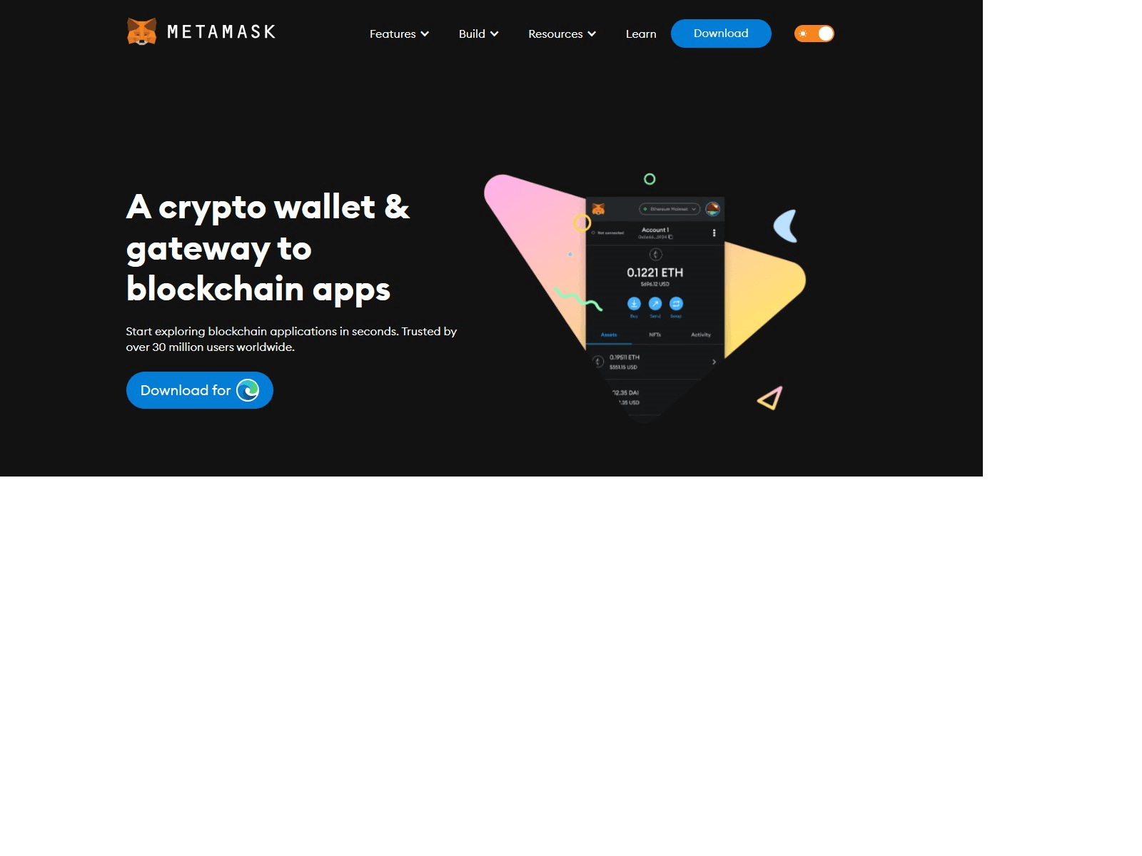 Screenshot of mietamieraskwallett.webflow.io
