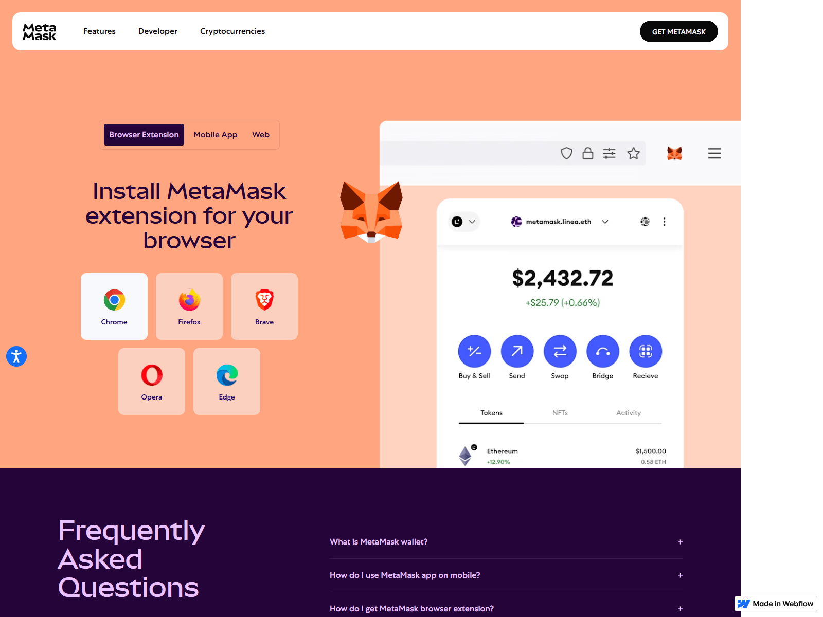 Screenshot of web-en-mettsk.webflow.io