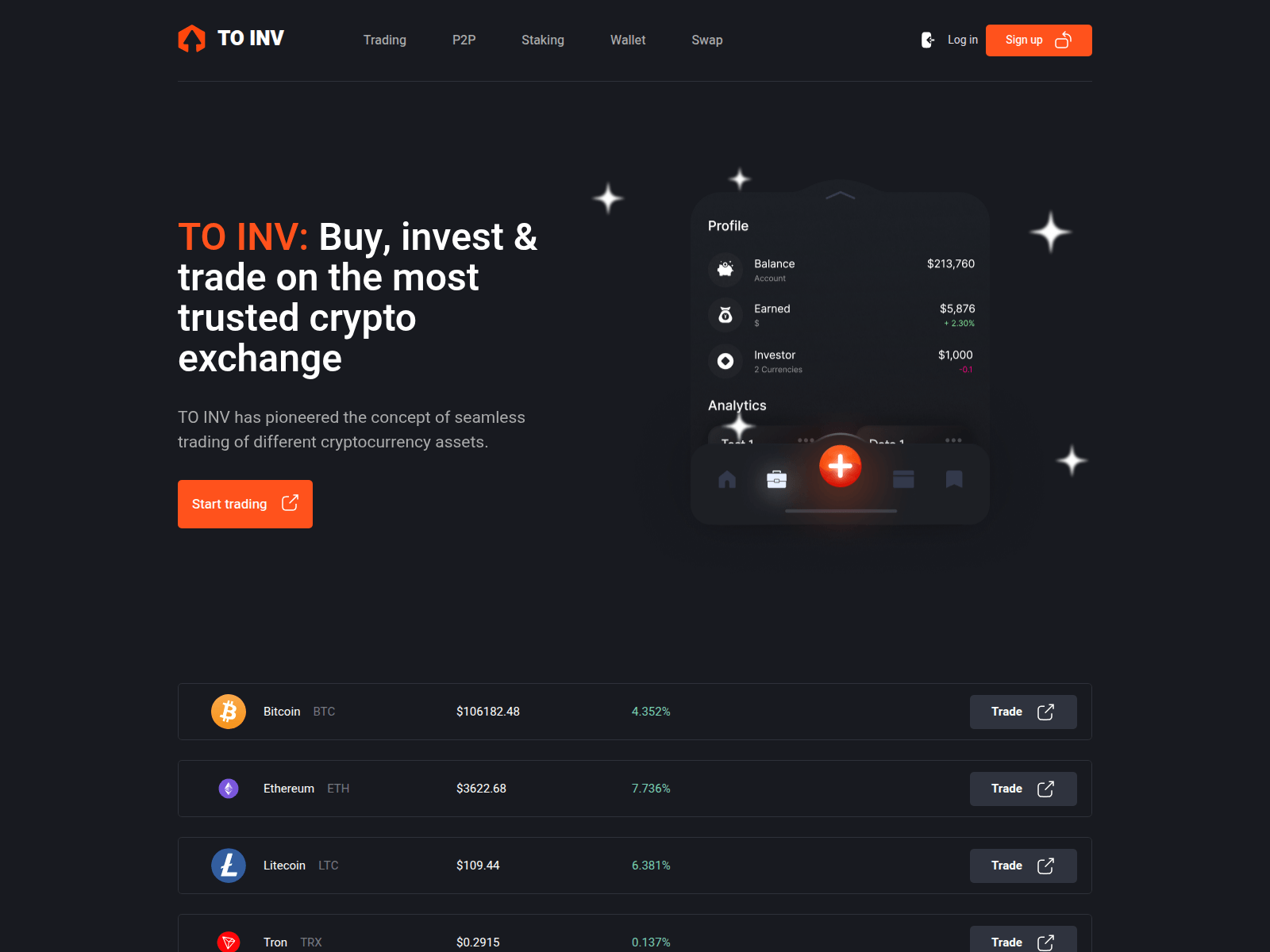 Screenshot of to-inv.com