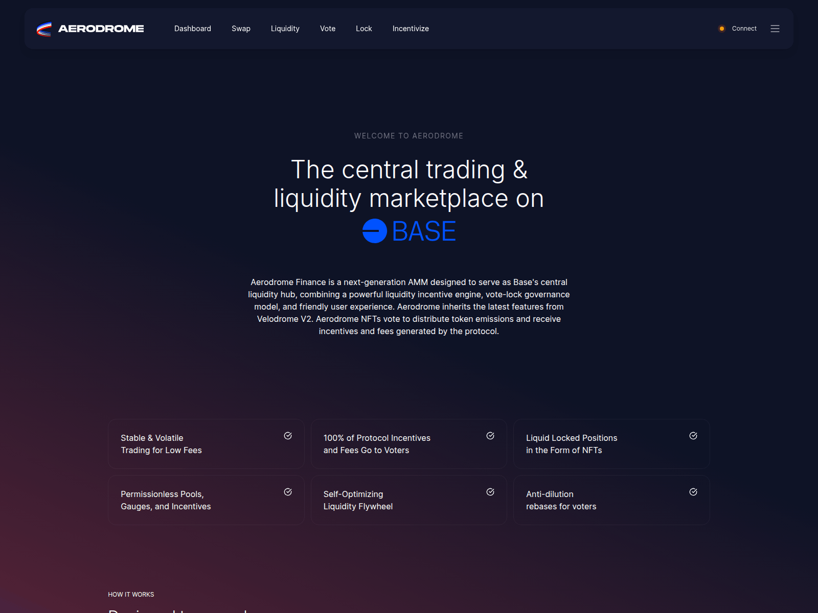 Screenshot of app-aerodrame.financial