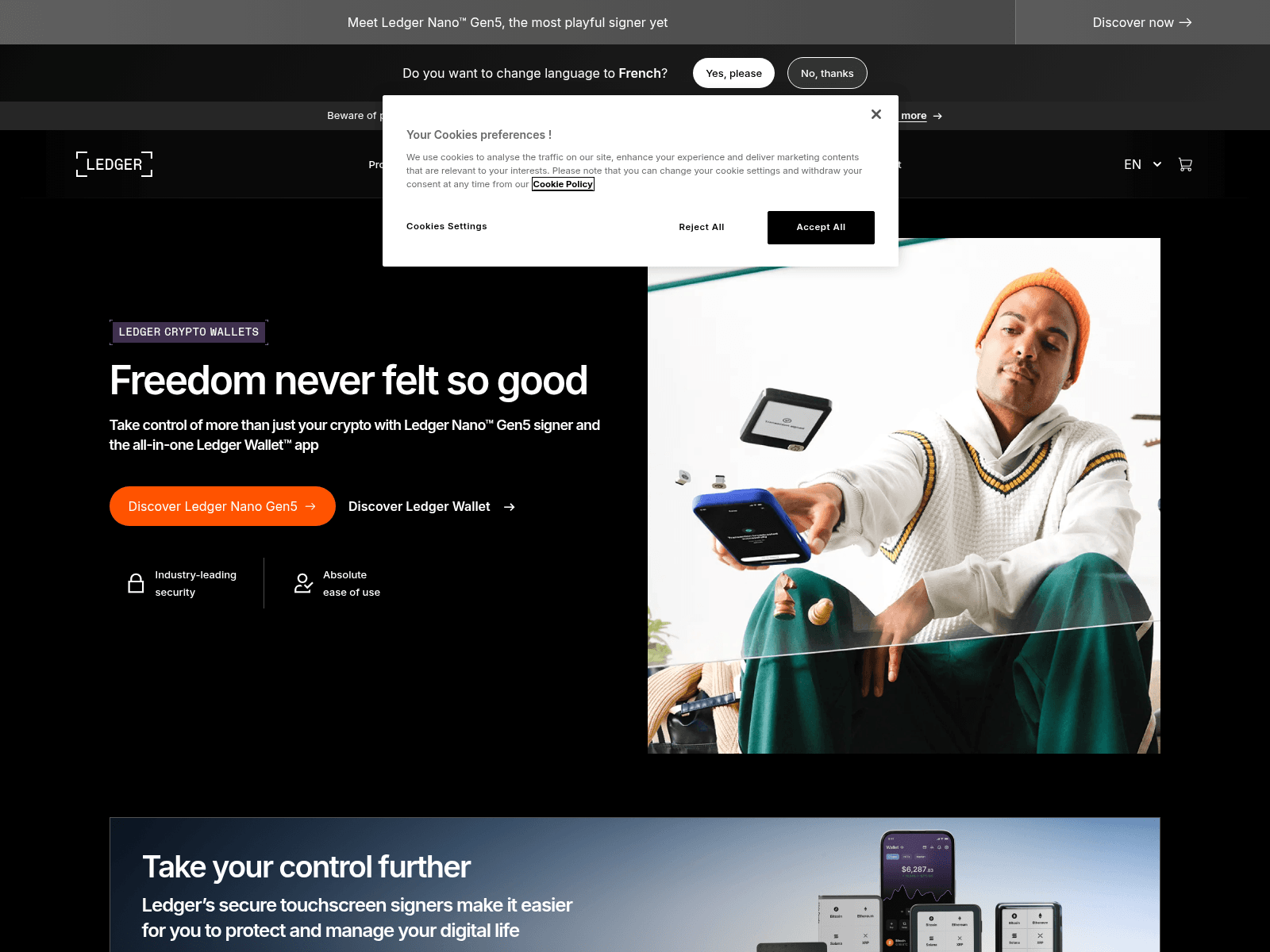 Screenshot of ledger.com.ua