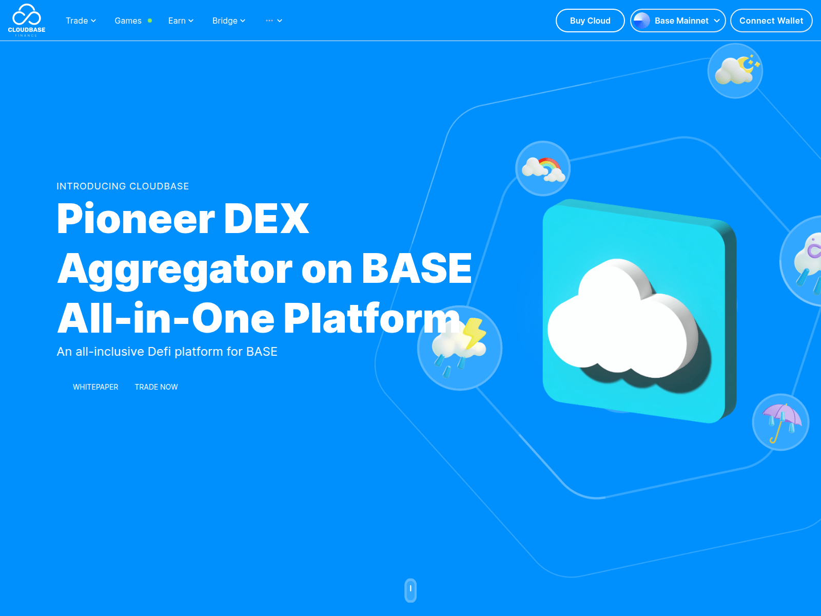 Screenshot of cloud-base-dapp.vercel.app