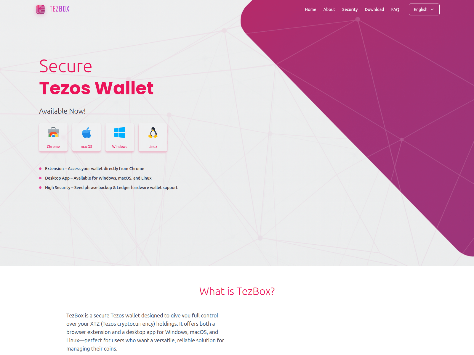 Screenshot of tez-box.com