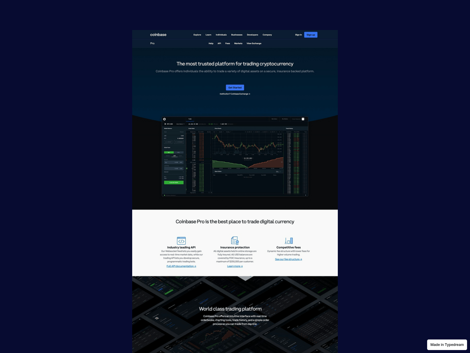 Screenshot of en-access-secure-coinnbase.typedream.app