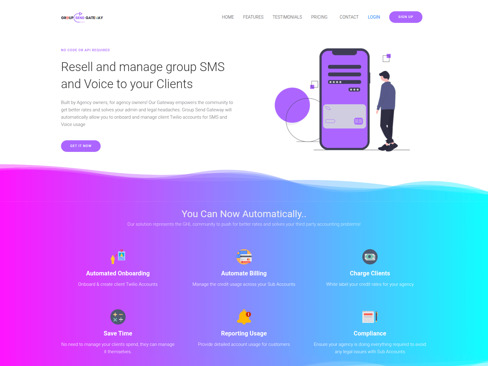 Screenshot of bgfxexchange.groupsendgateway.com