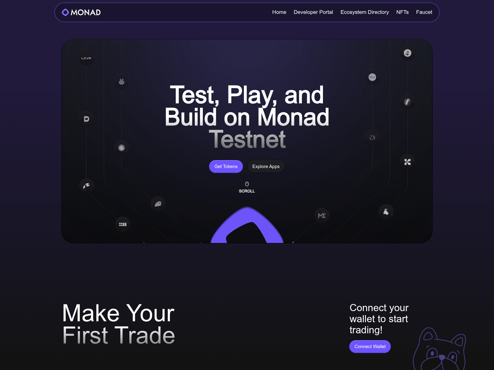 Screenshot of testmonad.icu