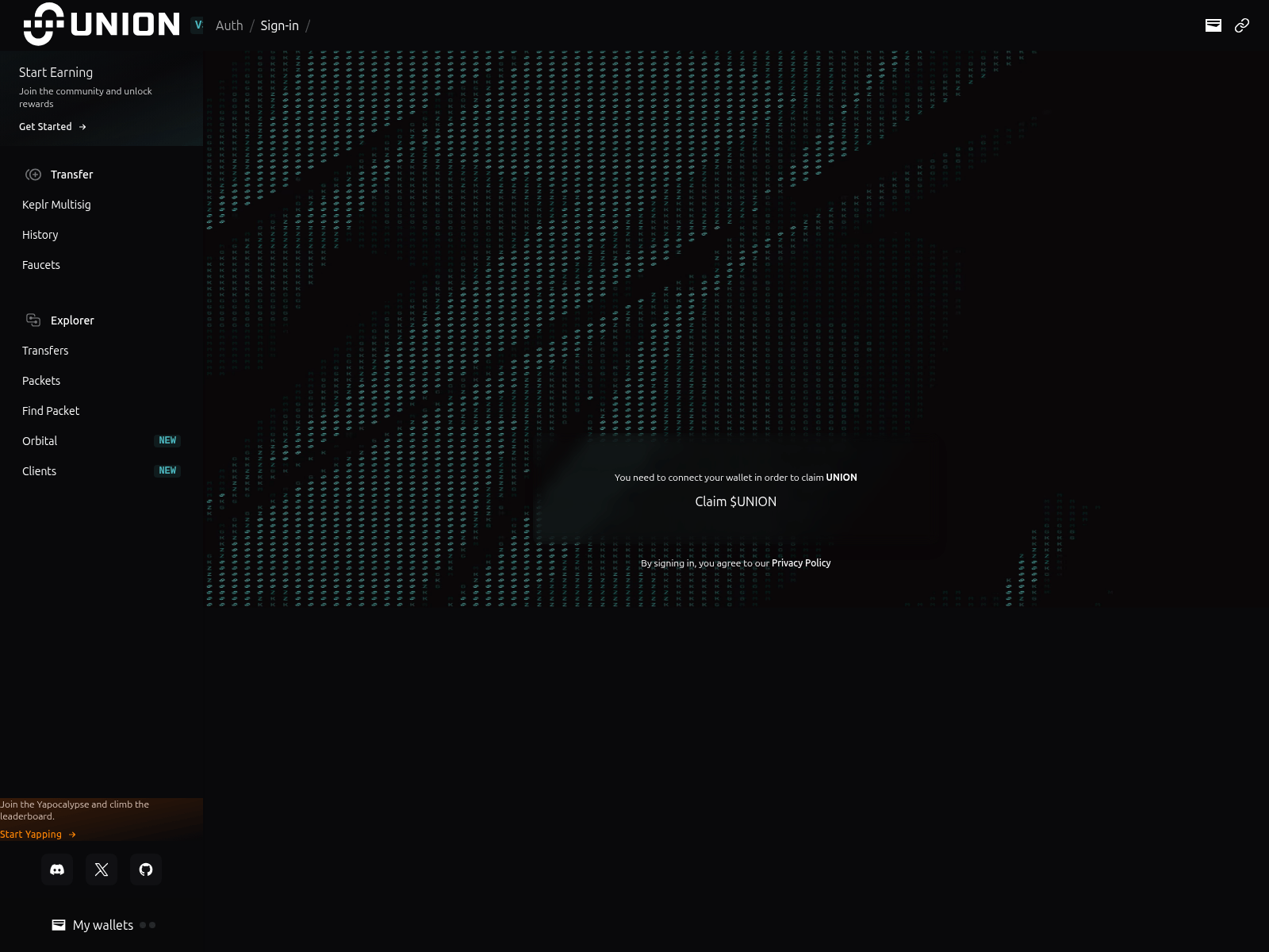 Screenshot of unionapp.site
