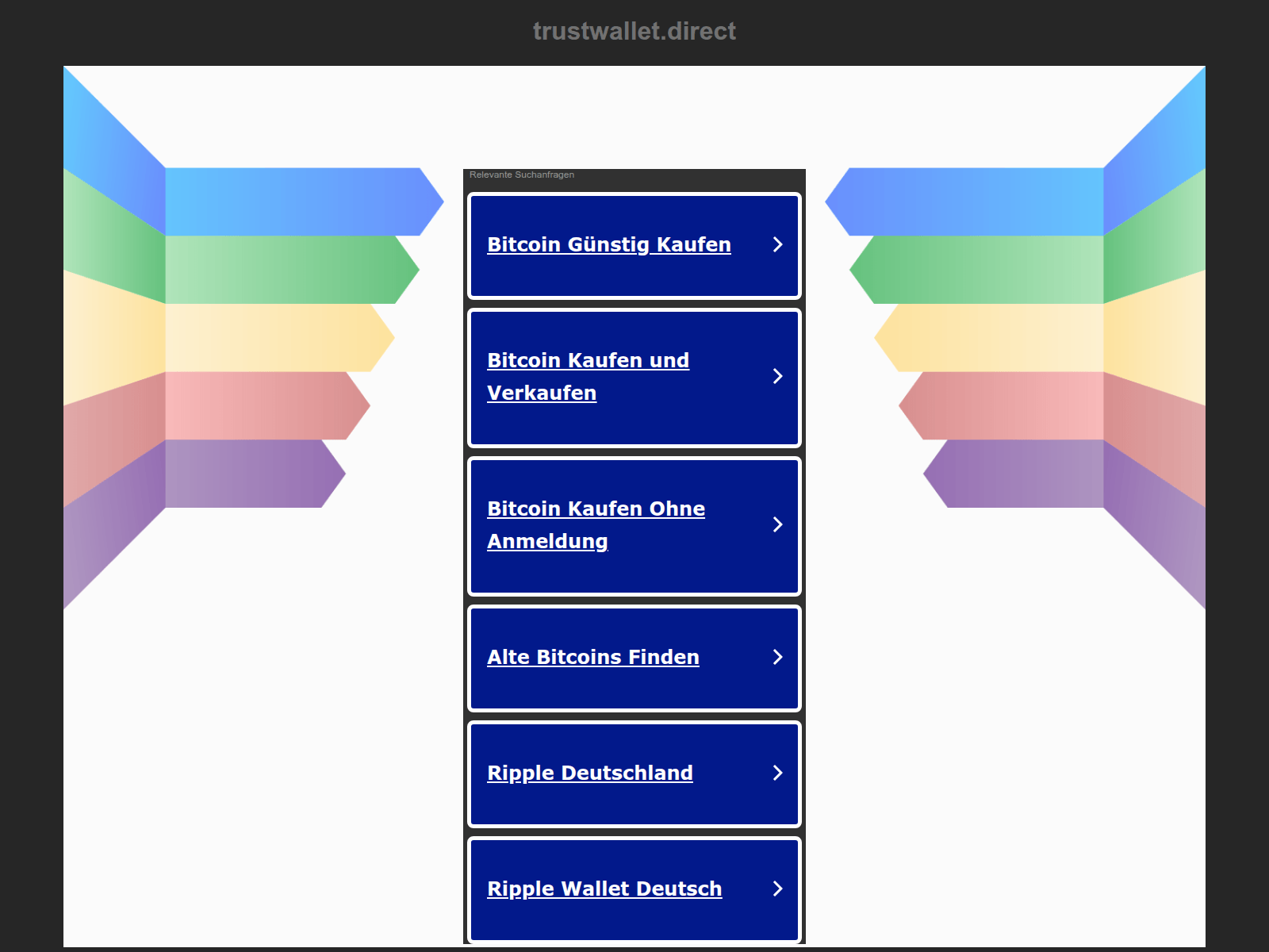 Screenshot of trustwallet.direct