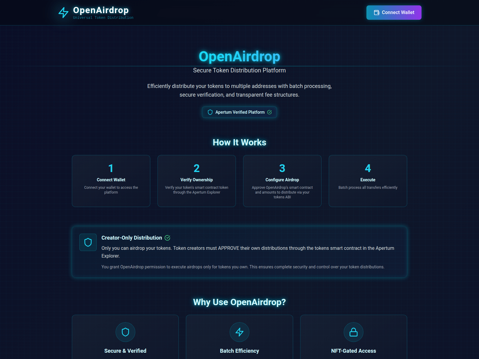 Screenshot of openairdrop.sbs