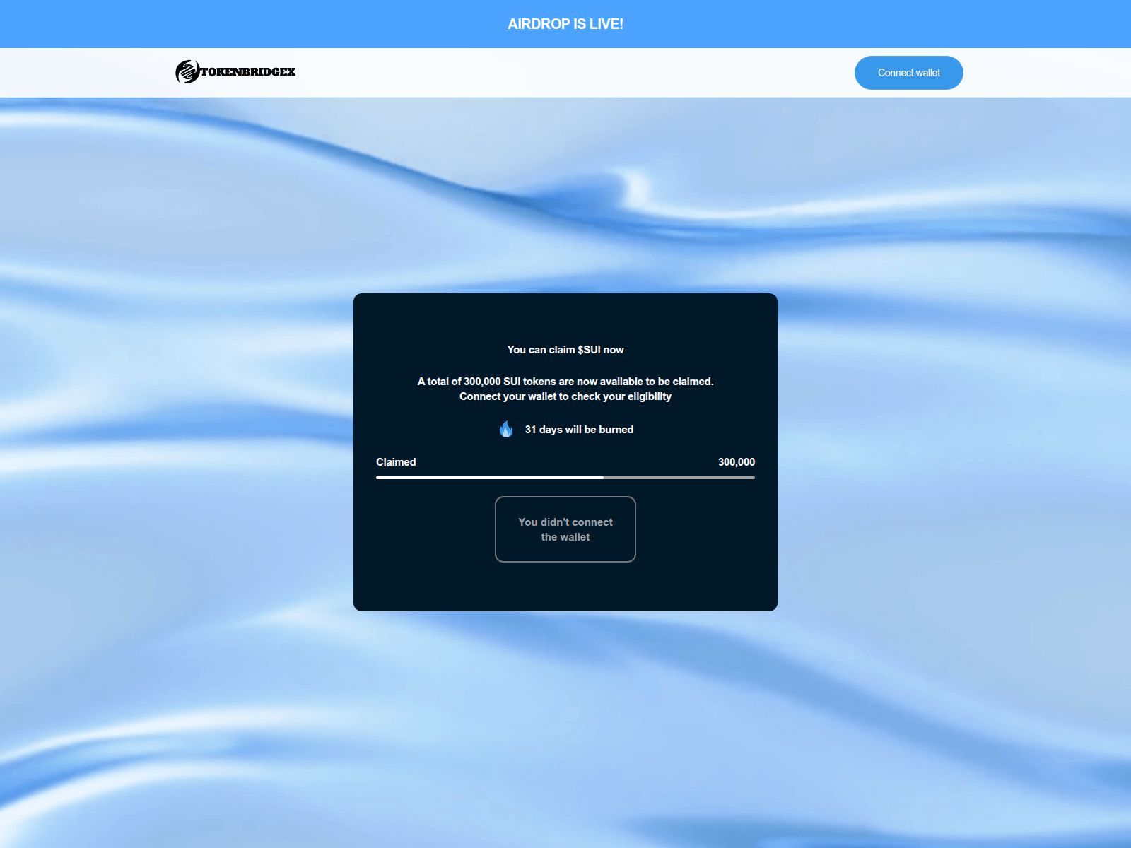 Screenshot of token-bridgex.com