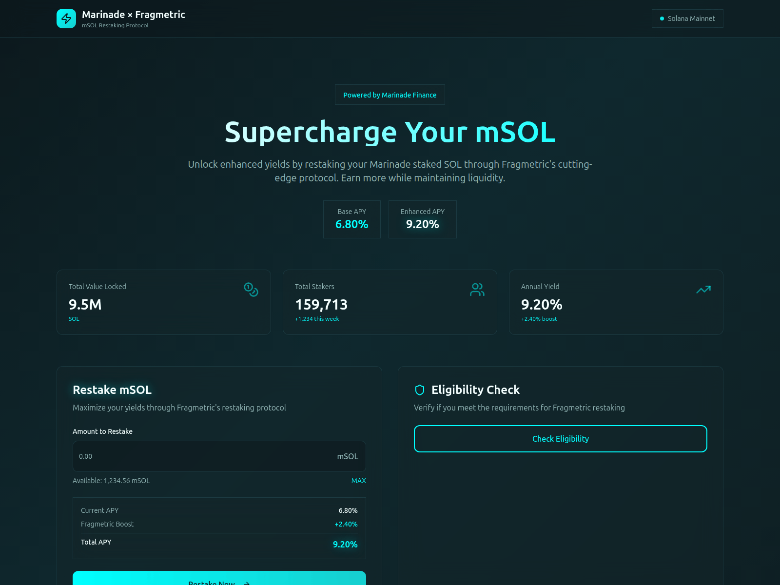 Screenshot of marinadefrag.com