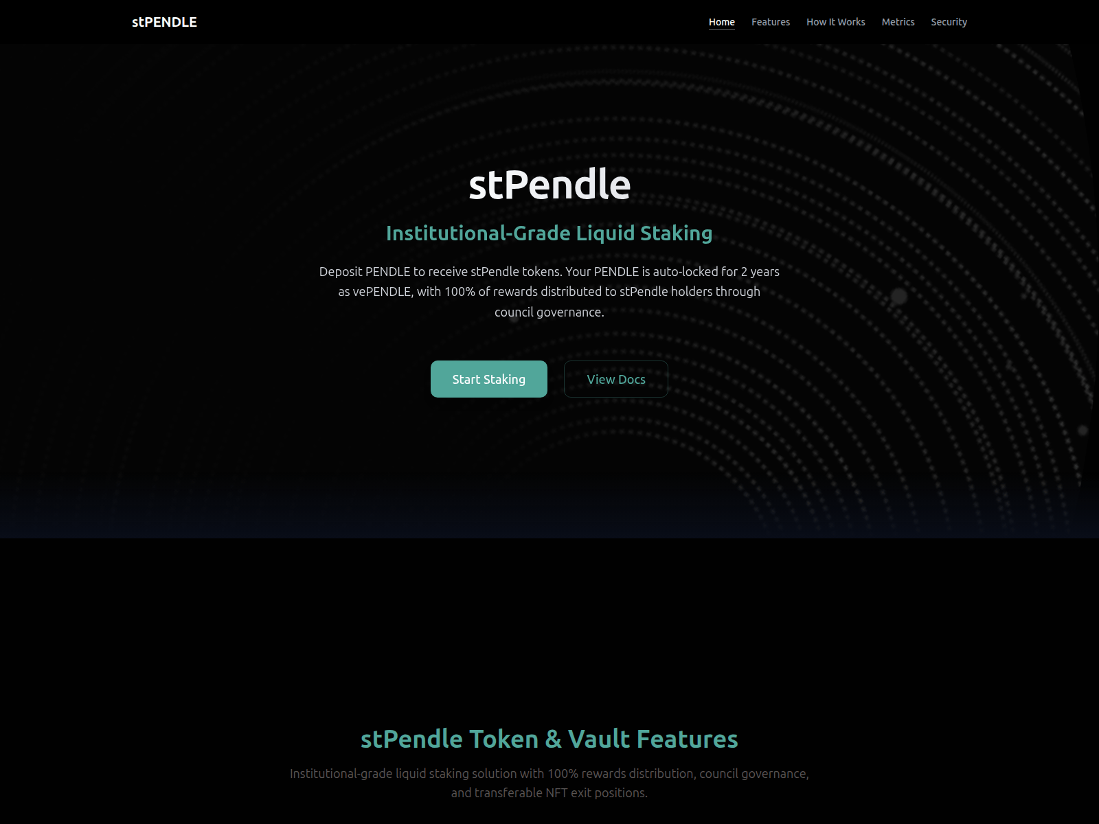 Screenshot of stpendle.com