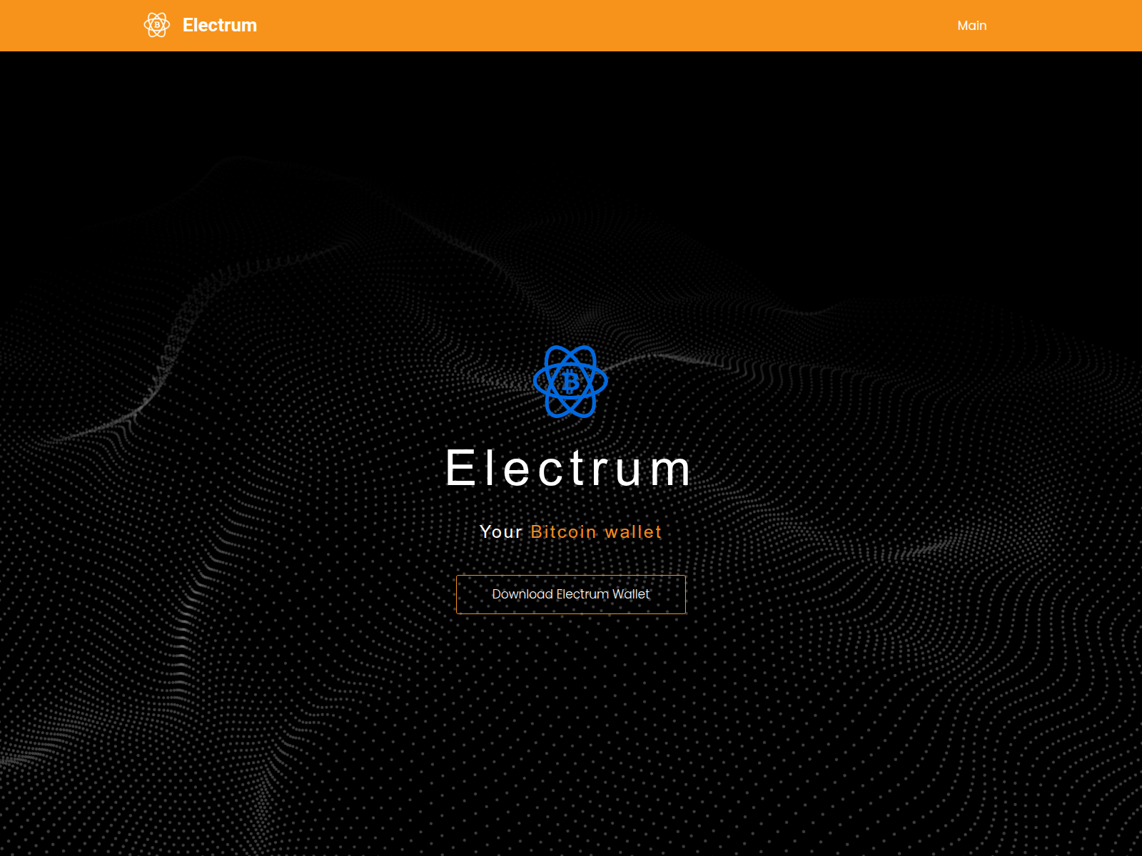 Screenshot of electrum-wallet.info