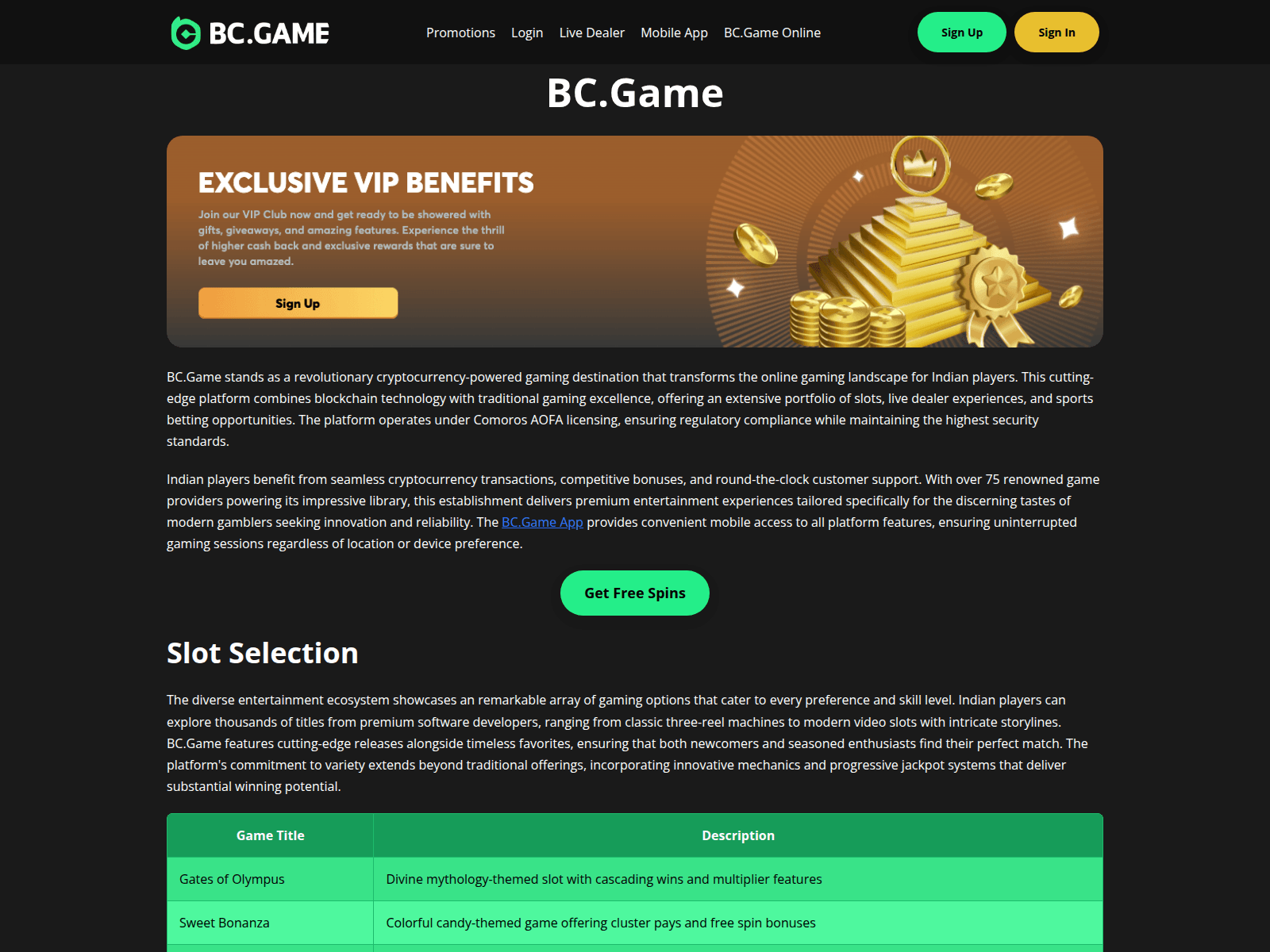 Screenshot of in-bcgame.org