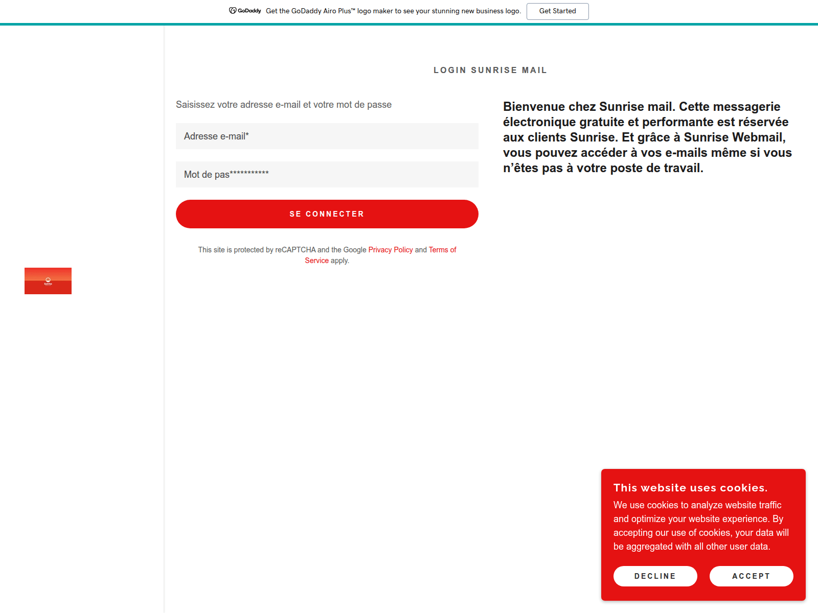 Screenshot of site-ut245boz7.godaddysites.com