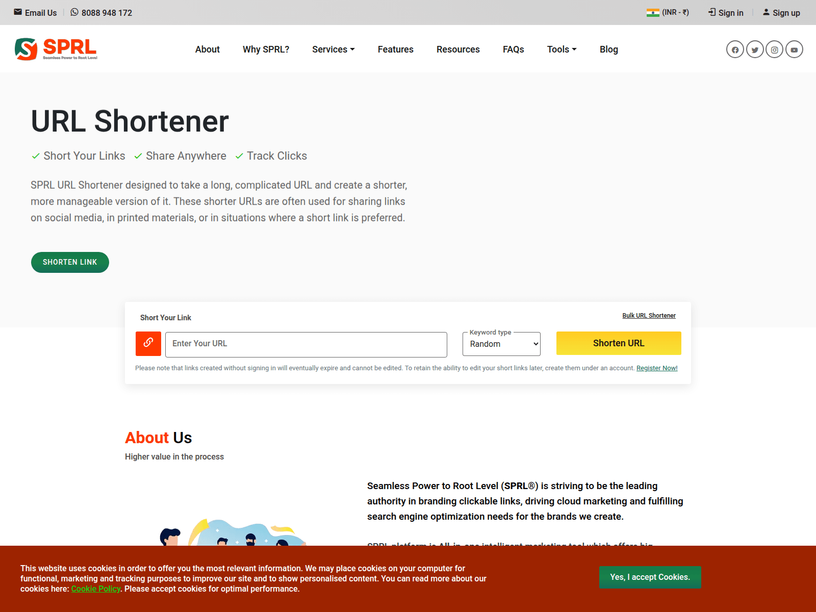 Screenshot of hper.in