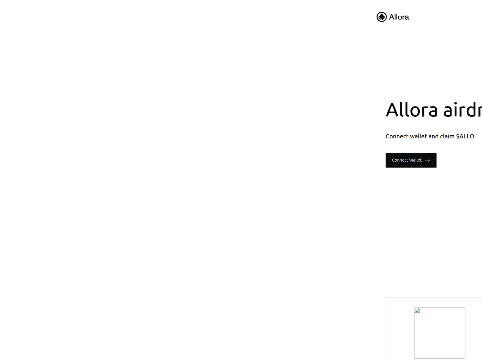 Screenshot of allora.website