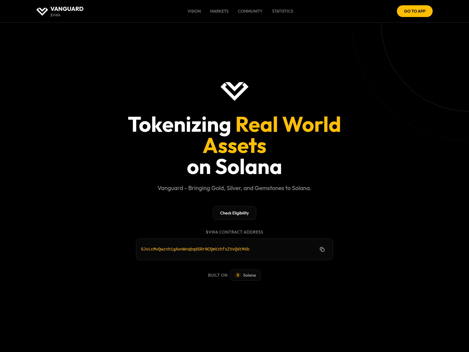 Screenshot of vanguardonsol.com