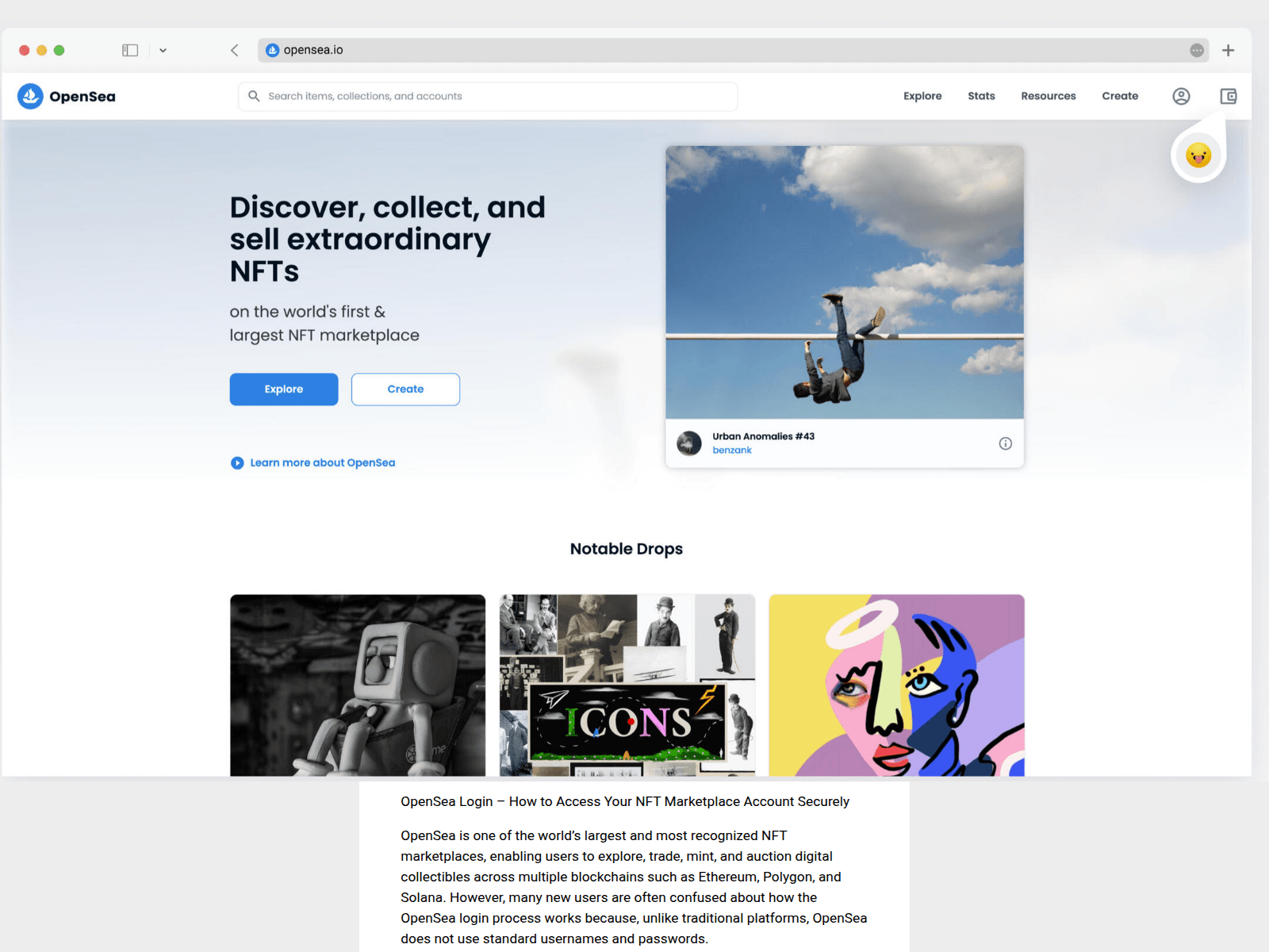 Screenshot of opensee-app.carrd.co