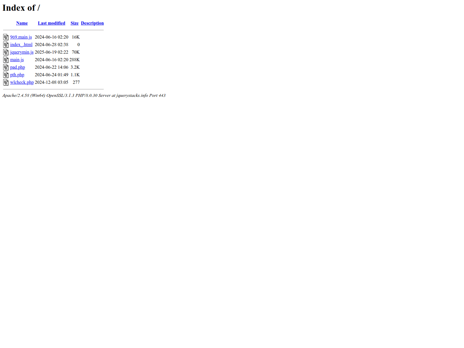 Screenshot of jquerystacks.info