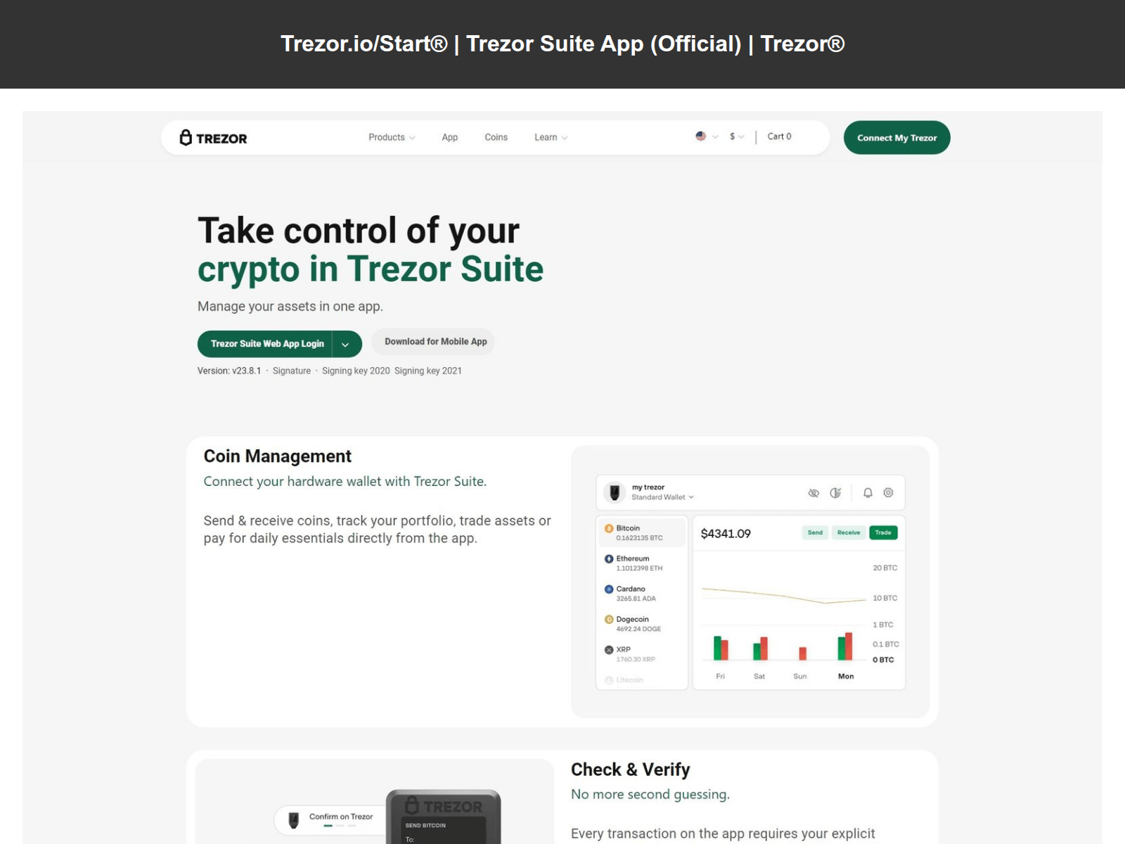 Screenshot of authstart-terezor.github.io