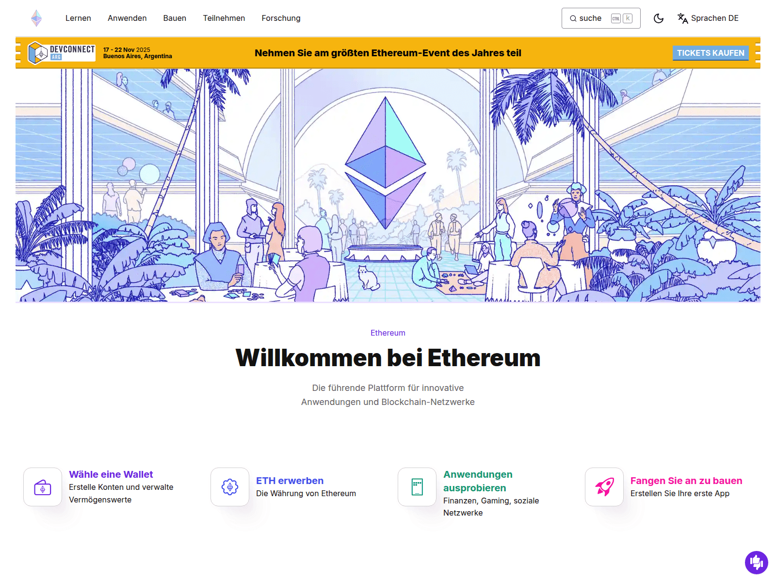 Screenshot of ethwallets.org