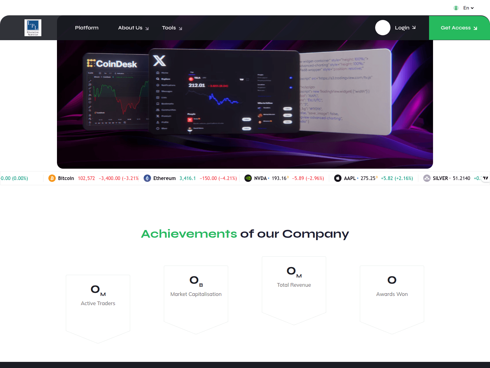 Screenshot of financial-lpl.com