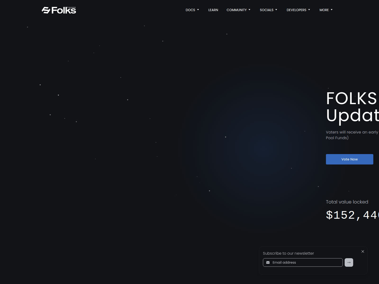 Screenshot of aragon-vote.com