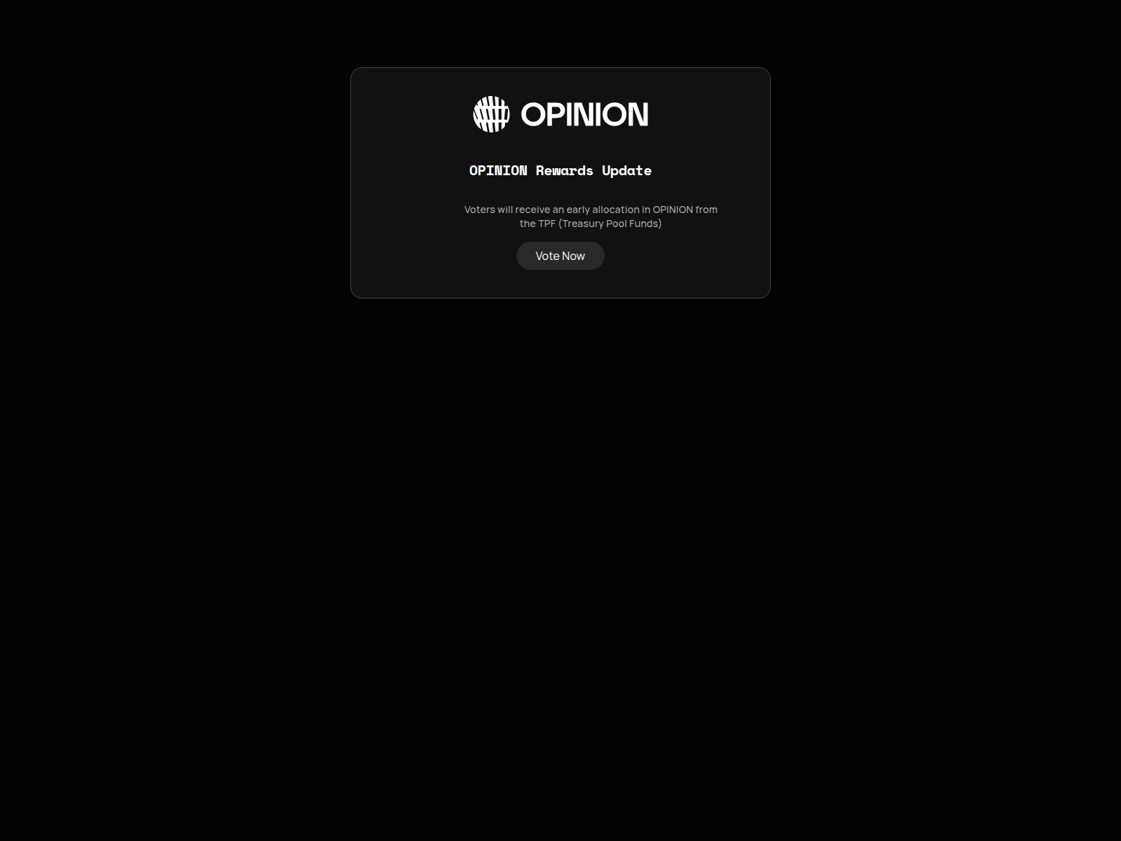 Screenshot of opinion-vote.com