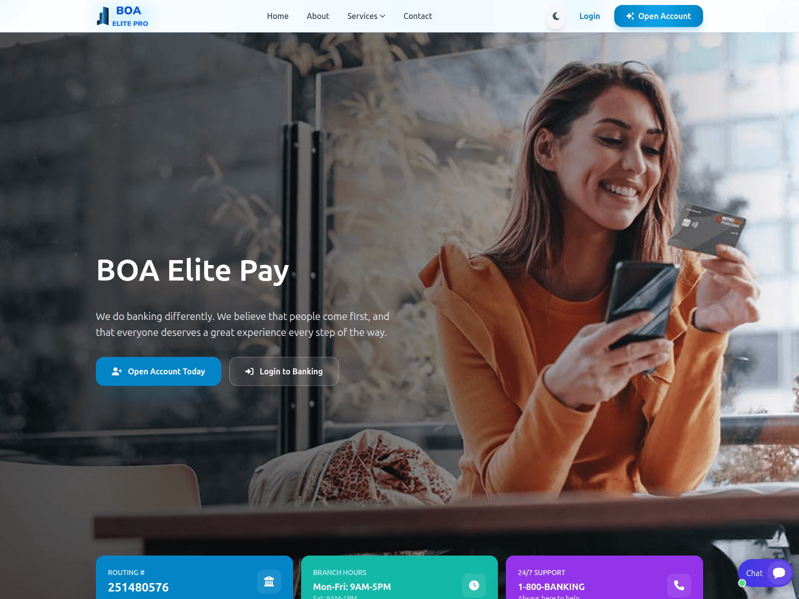 Screenshot of boaelitepay.xyz.capitalcreunion.com