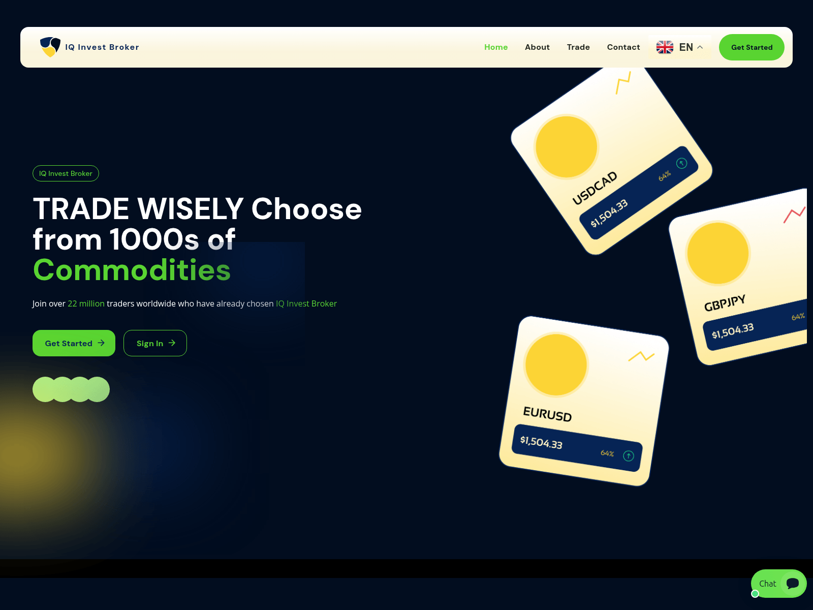 Screenshot of iqinvestbroker.com.capitalcreunion.com