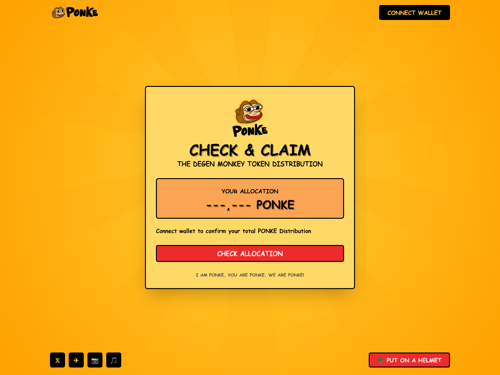Screenshot of ponke.today