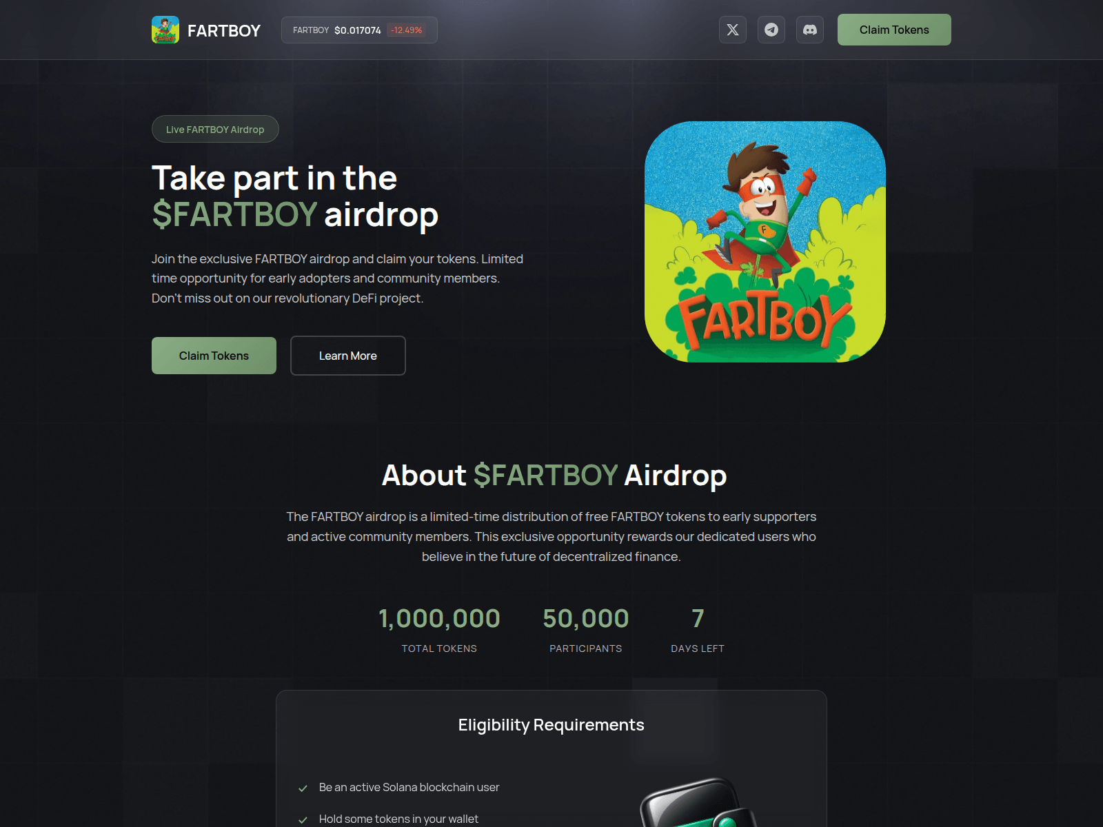 Screenshot of fartboy.eligible.cc