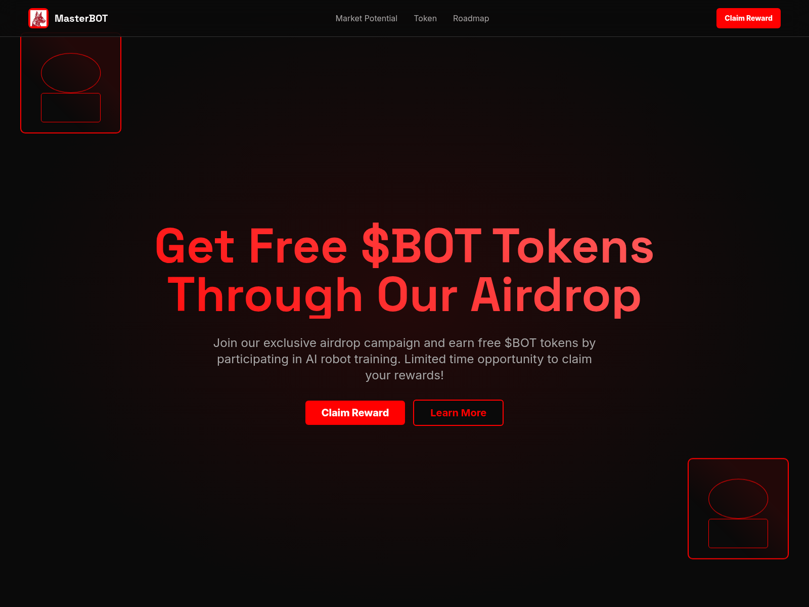 Screenshot of mastersbot.com