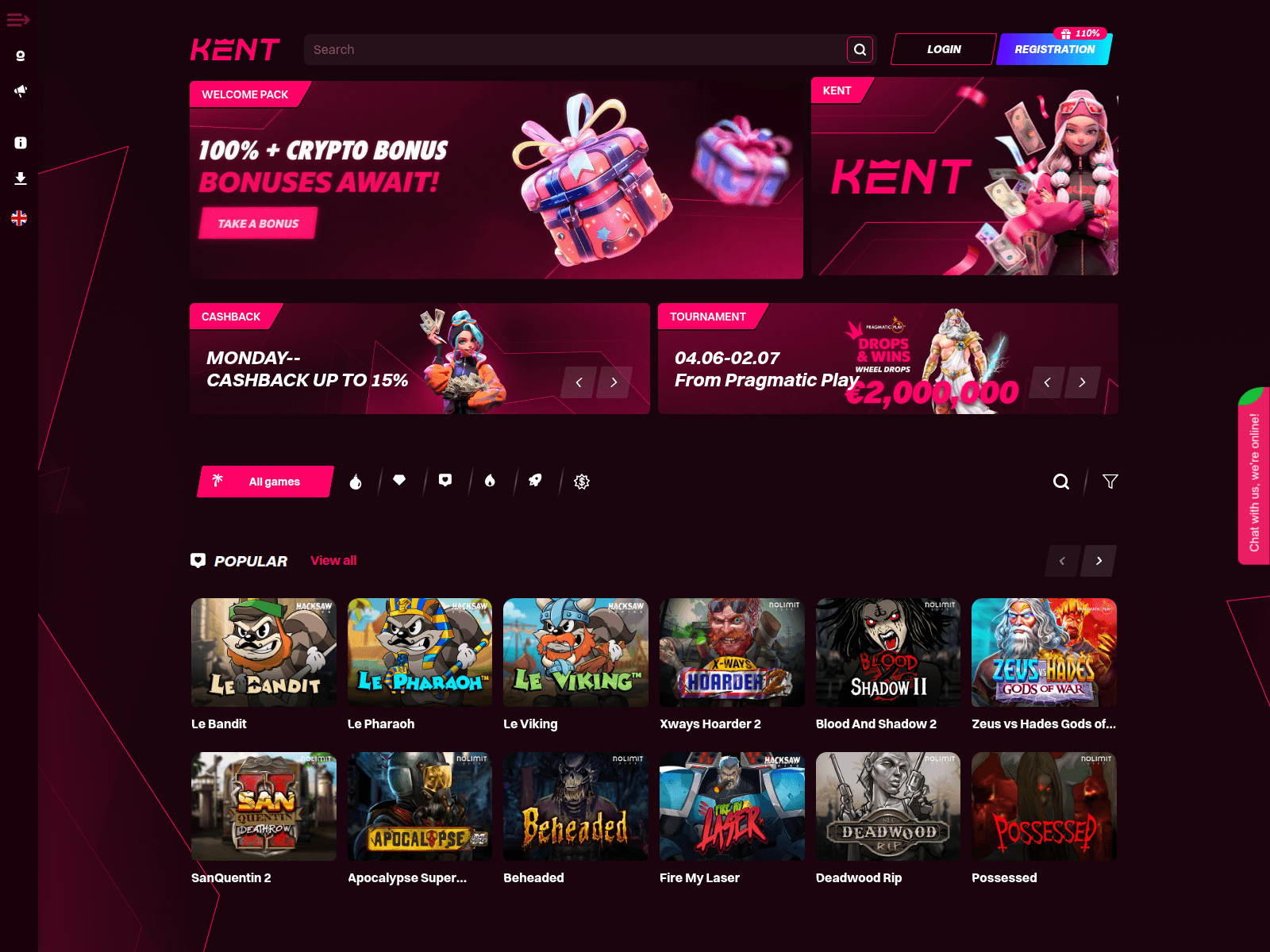 Screenshot of keft787glame.com