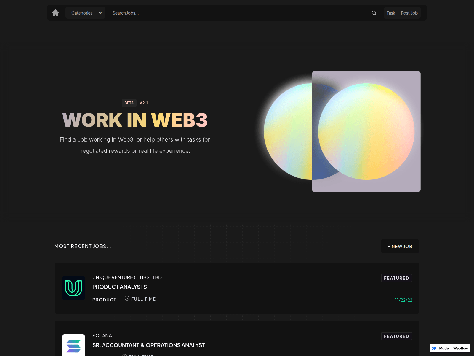 Screenshot of ygmi.webflow.io