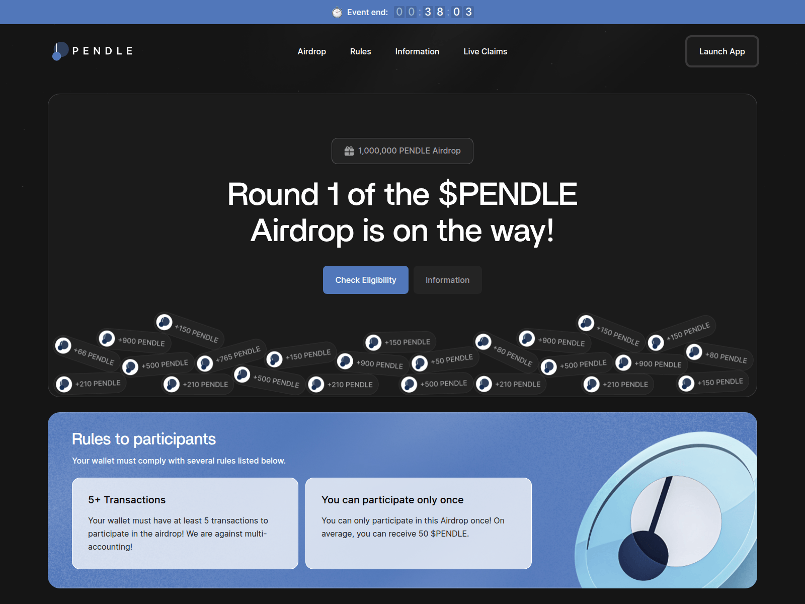Screenshot of pendle-round.pages.dev