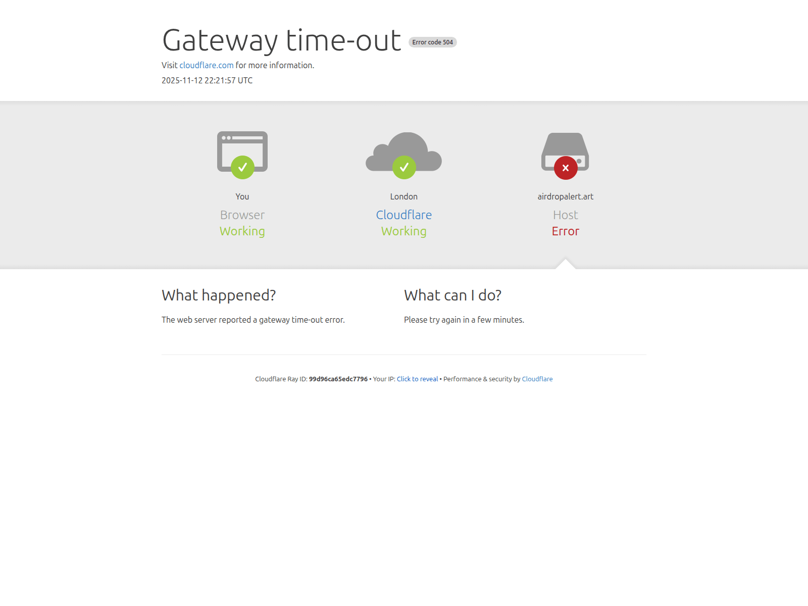 Screenshot of airdropalert.art