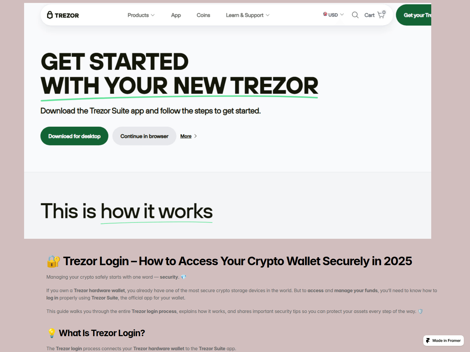 Screenshot of connect-trzologen-en.framer.website