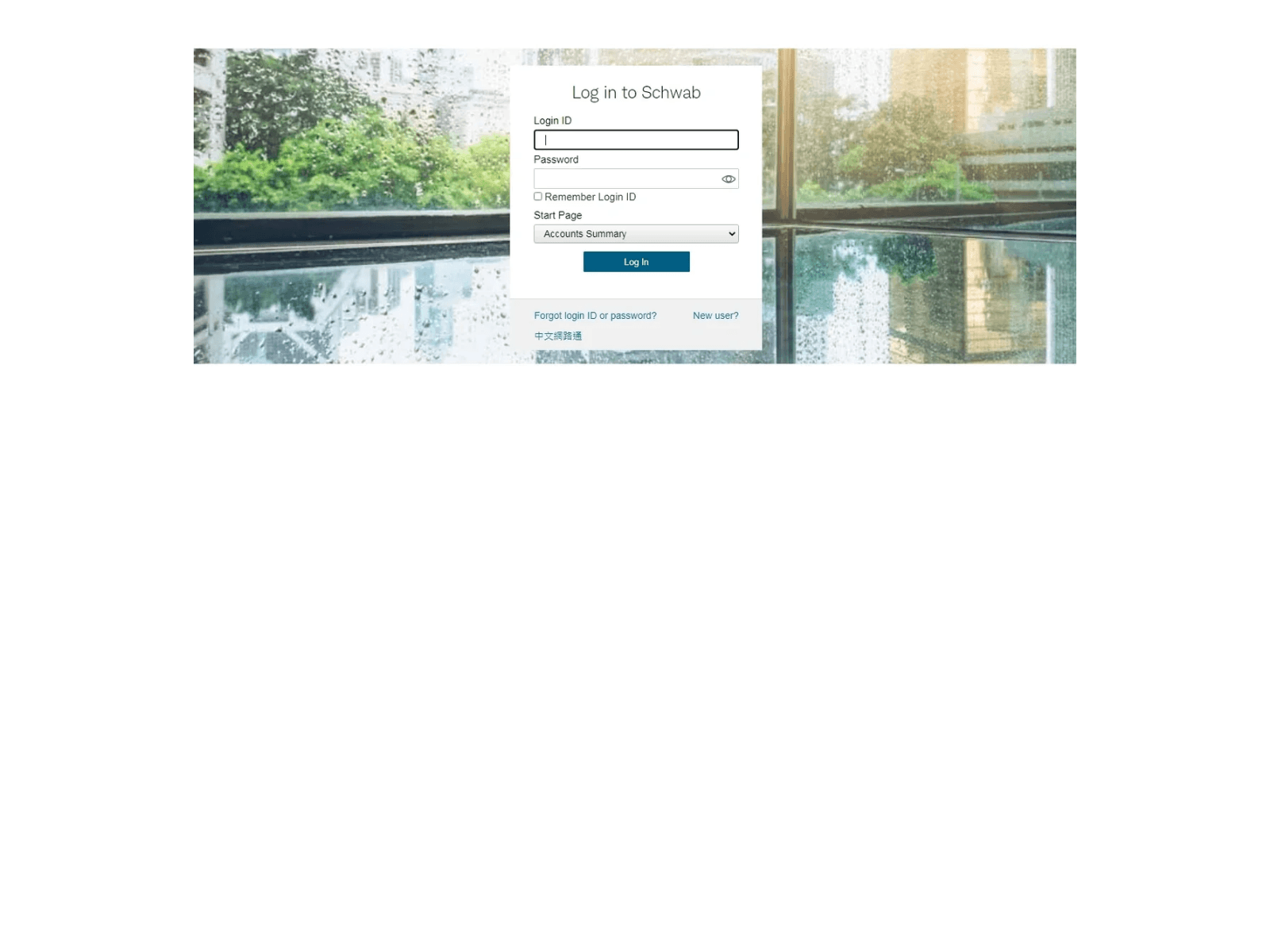 Screenshot of charlesschwablogin.godaddysites.com