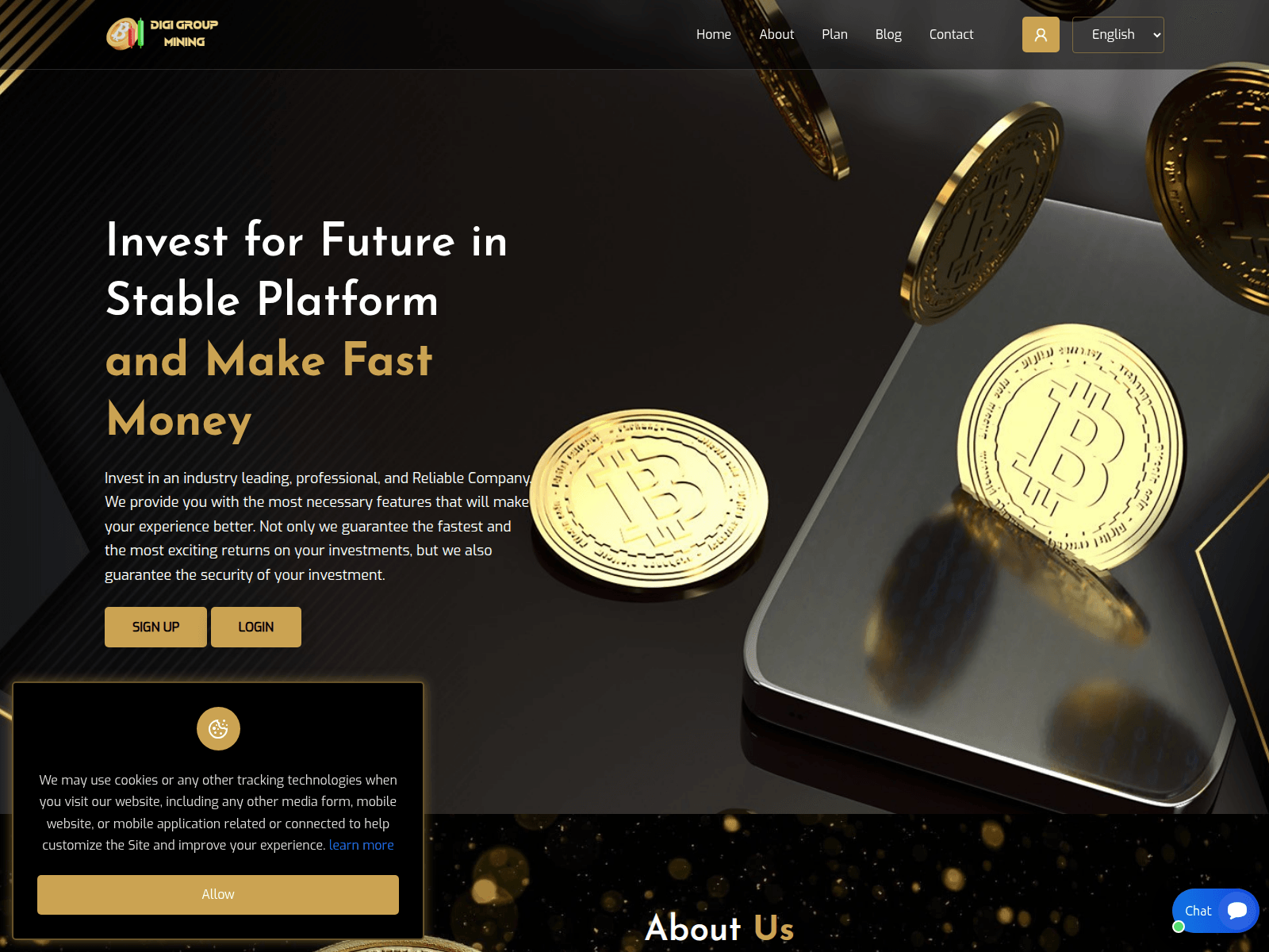 Screenshot of digigroupmine.com